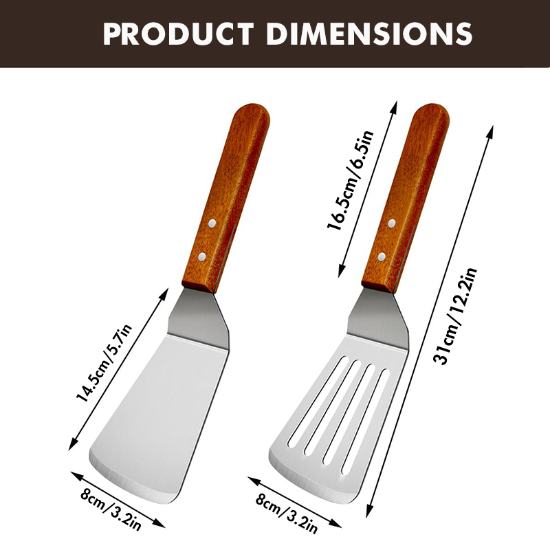 Metal Spatulas for Cast Iron S - مراجعة Okonomiyaki Spatula وسعره