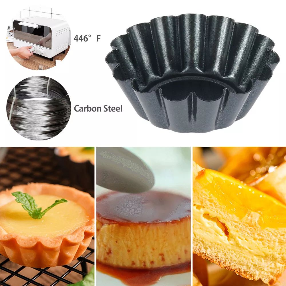 4PCS Mini Round Nonstick Tart  - مراجعة Egg Waffle Pan وسعره