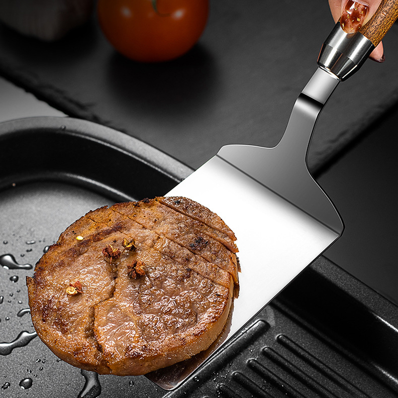 304 Stainless Steel Steak Spat - مراجعة Okonomiyaki Spatula وسعره