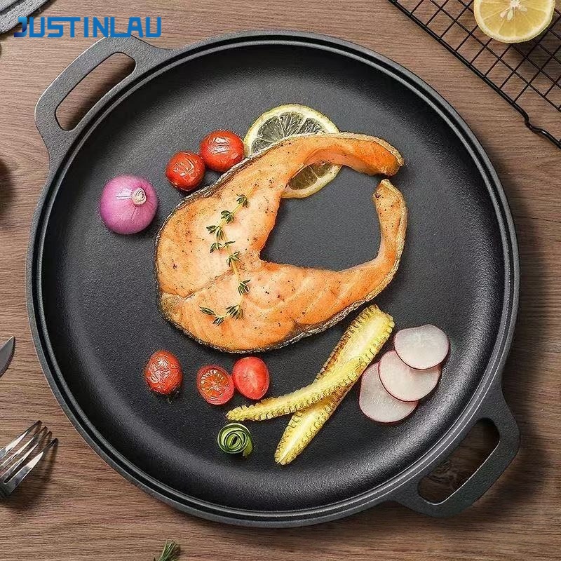 JUSTINLAU Double-Ear Frying Pa - مراجعة Cast Iron Corn وسعره
