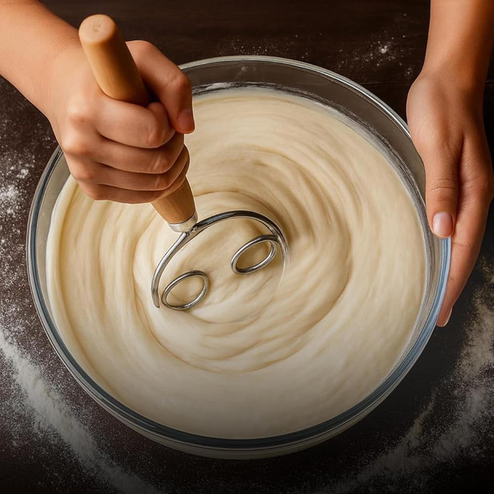 304 Stainless Steel Dough Whis - مراجعة Danish Pancake Pan وسعره