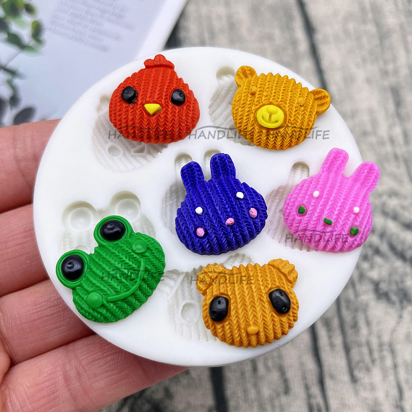 Cute Bear Chick Rabbit Frog Si - مراجعة Bunny Cake Mold وسعره