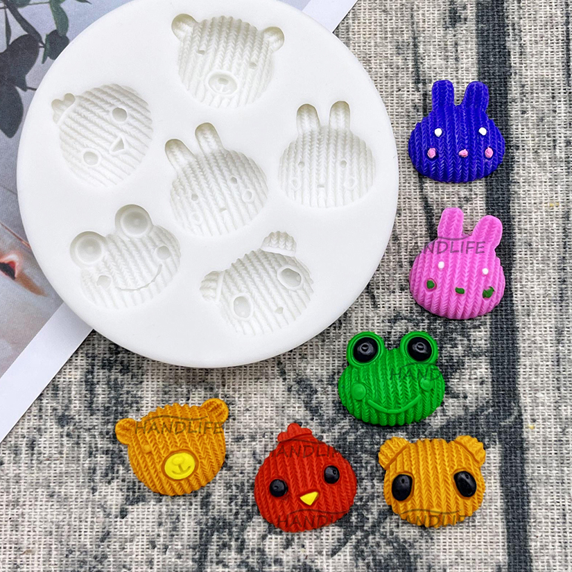 Cute Bear Chick Rabbit Frog Si - مراجعة Bunny Cake Mold وسعره