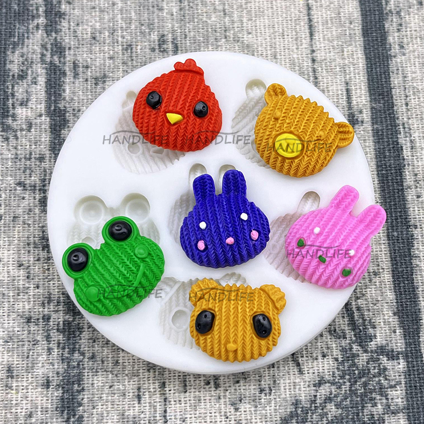 Cute Bear Chick Rabbit Frog Si - مراجعة Bunny Cake Mold وسعره