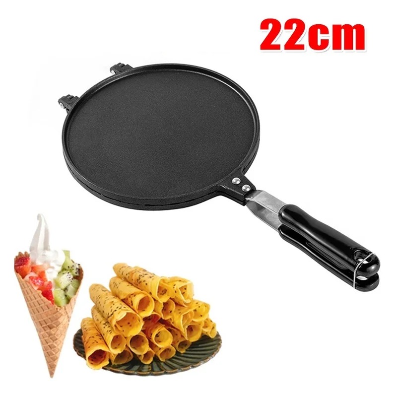 22cm Non-Stick Egg Roll Waffle - مراجعة Egg Waffle Pan وسعره