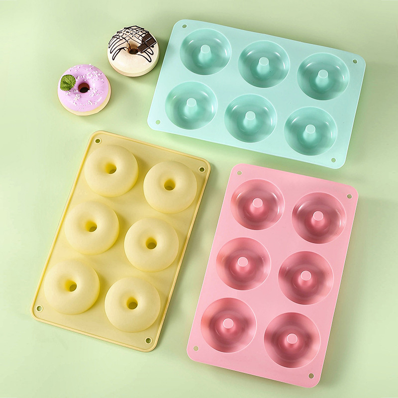 6 Donut Cake Silicone Molds Ki - مراجعة Donut Mold Silicone وسعره