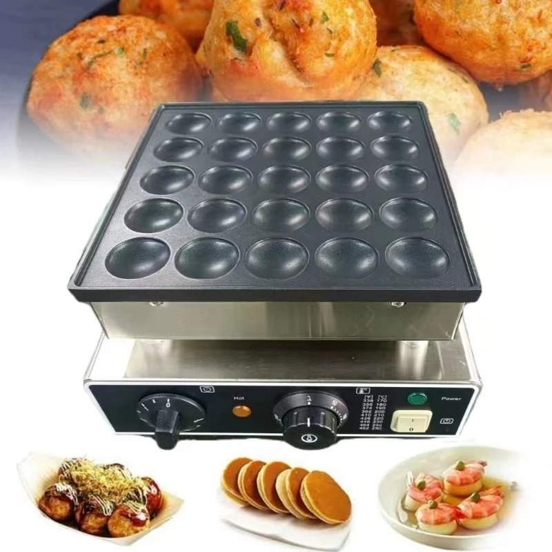 Commercial Snack Fishball Barb - مراجعة Takoyaki Grill Plate وسعره