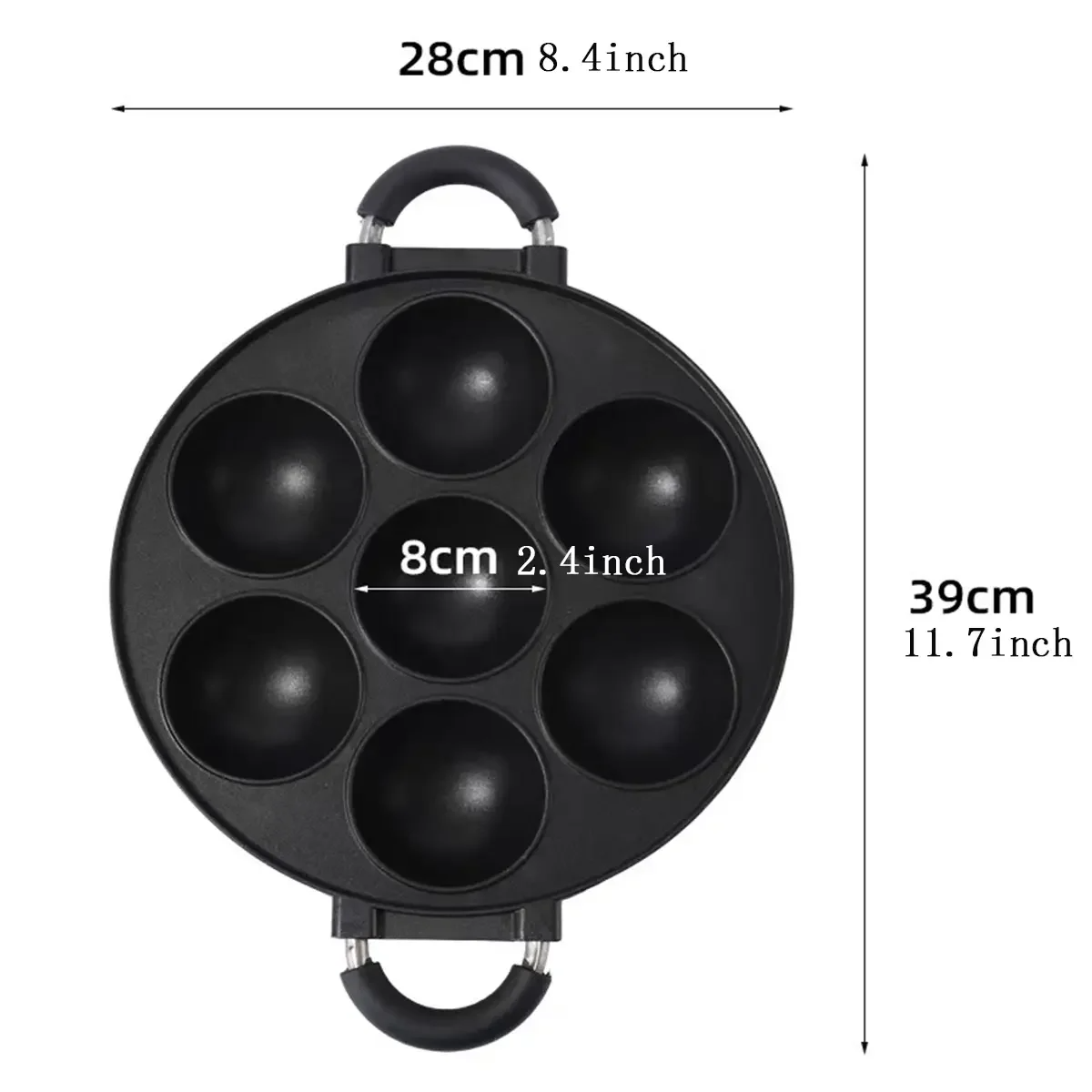 7 Hole Cake Cooking Pan Cast I - مراجعة Cast Iron Corn وسعره