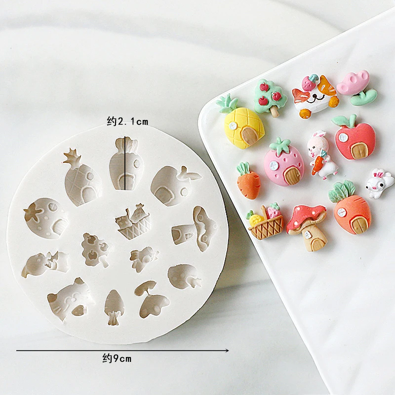 Cute Bunny Bear Carrot House S - مراجعة Donut Mold Silicone وسعره