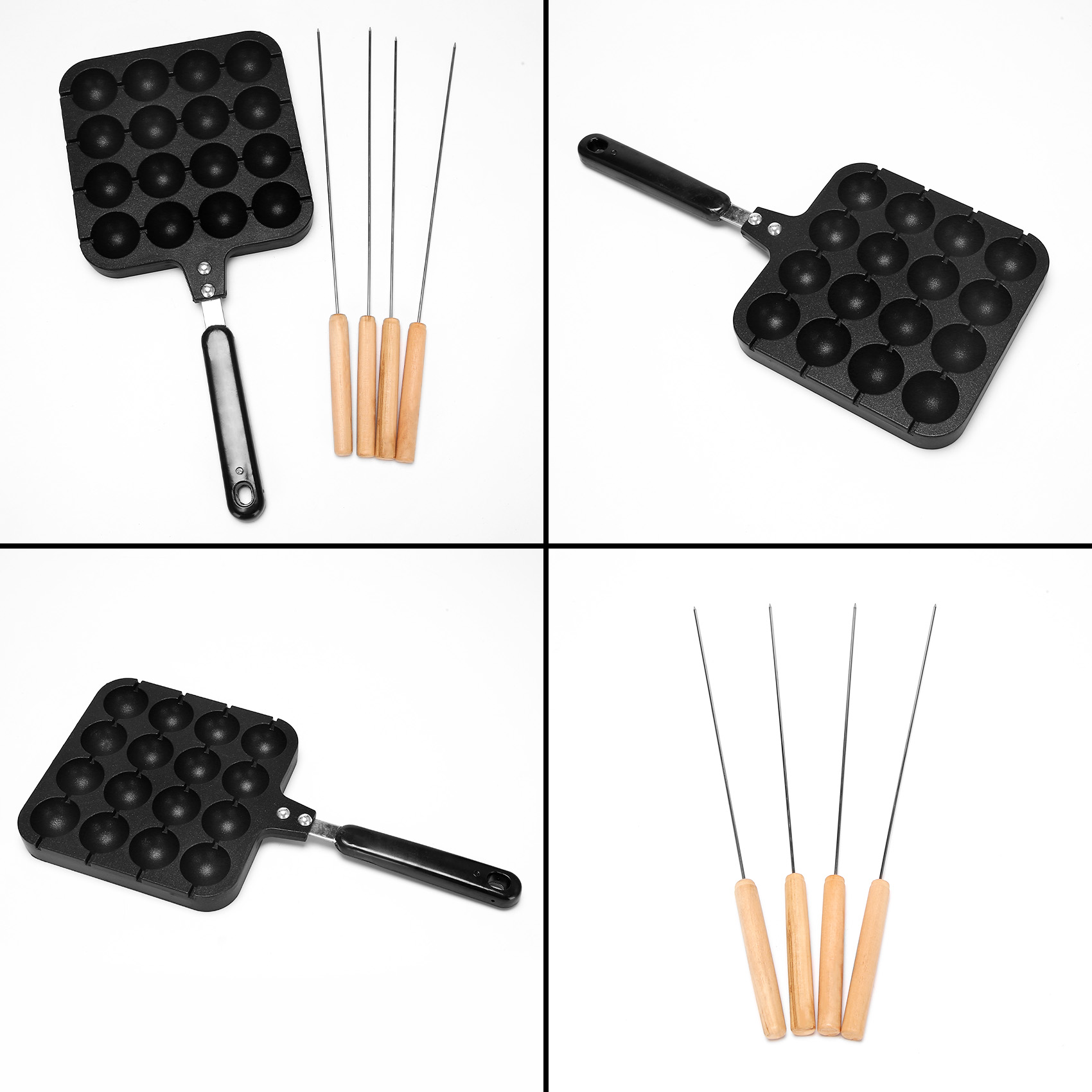 F-T 16 Holes Aluminum Takoyaki - مراجعة Takoyaki Grill Plate وسعره