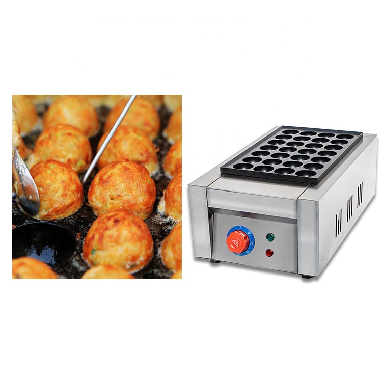 Electric fish ball grill, two- - مراجعة Takoyaki Grill Plate وسعره