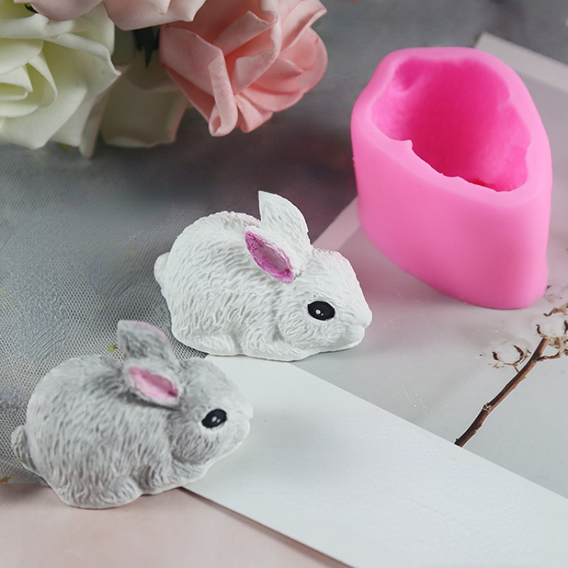 3d Rabbit Silicone Candle Mold - مراجعة Bunny Cake Mold وسعره