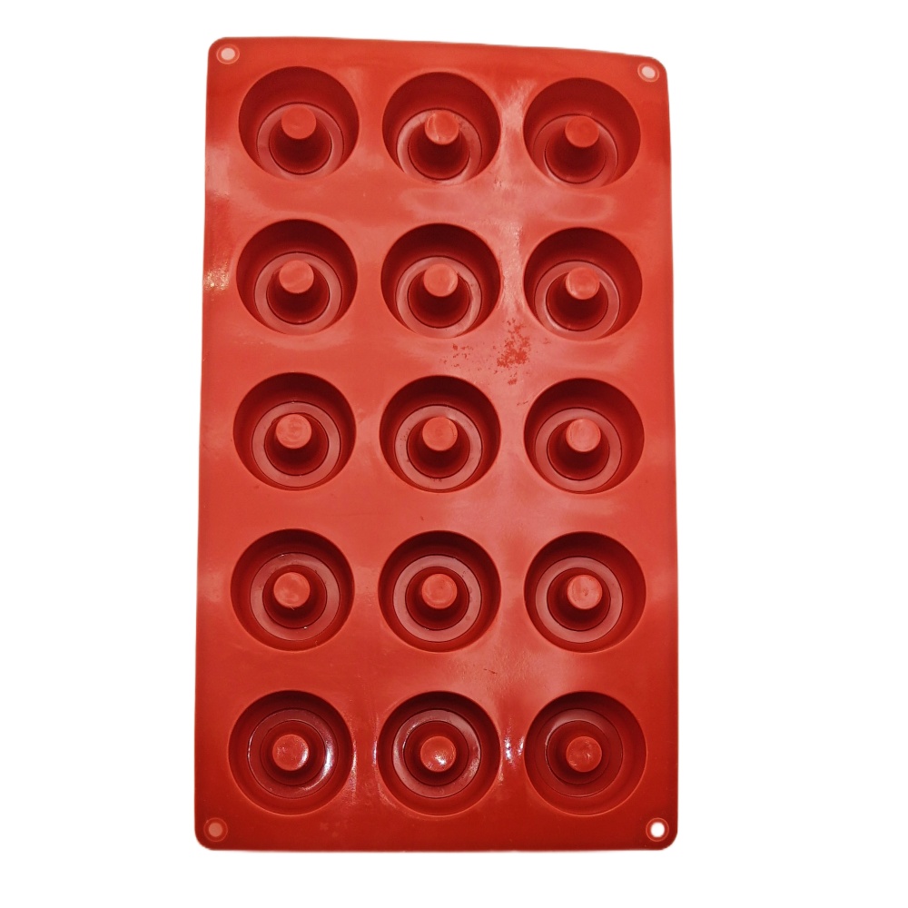 Hot Selling 15 Hole Wine Vorte - مراجعة Donut Mold Silicone وسعره