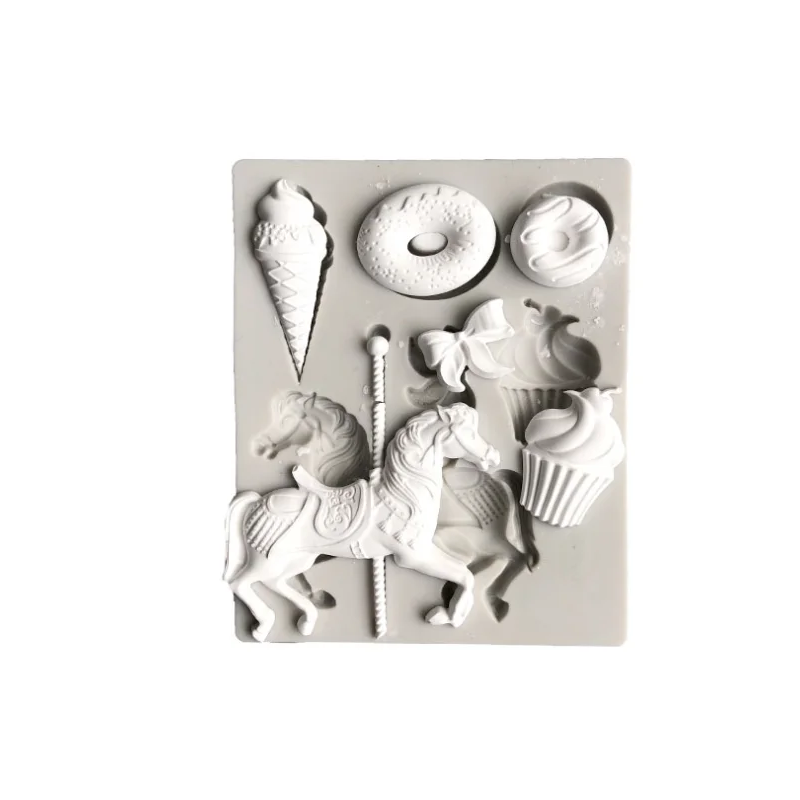 Trojan horse ice cream doughnu - مراجعة Donut Mold Silicone وسعره