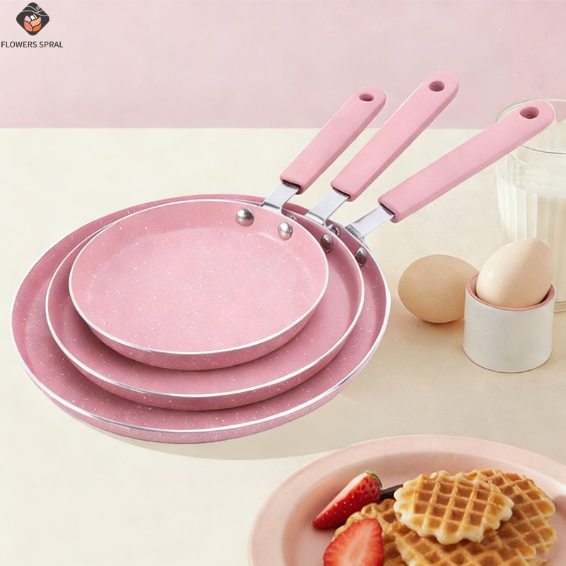 1 Non Stick Pink Frying Pan Fo - مراجعة Egg Waffle Pan وسعره
