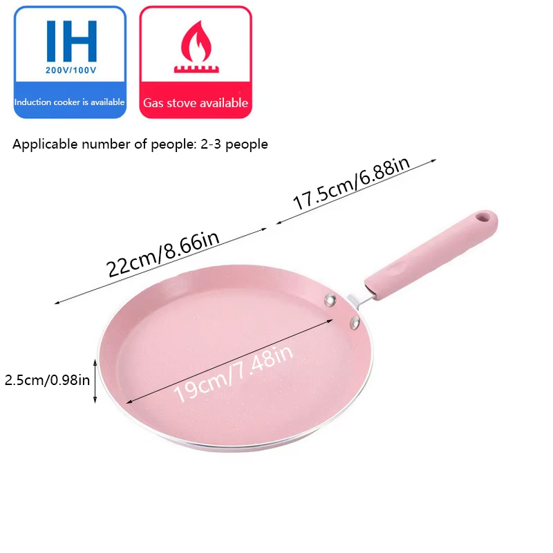 1 Non Stick Pink Frying Pan Fo - مراجعة Egg Waffle Pan وسعره