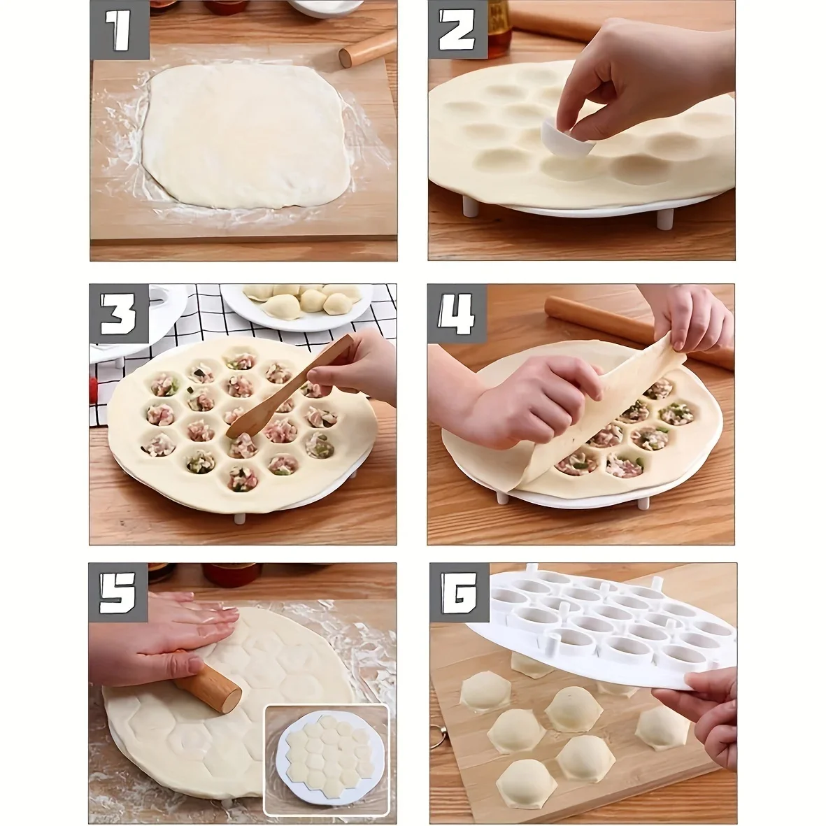 1pc-Simple Chinese Dumplings M - مراجعة Dumpling Press Set وسعره