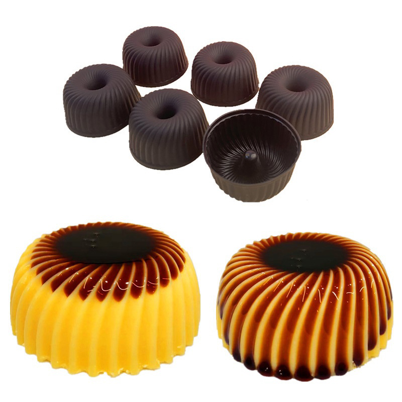 C 1pc Caramel Pudding Jelly Pa - مراجعة Donut Mold Silicone وسعره
