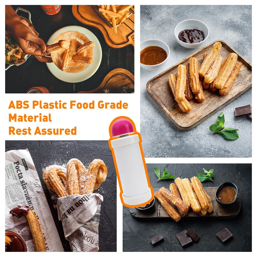 Plastic Churro Maker Kit Porta - مراجعة Churros Maker Gun وسعره