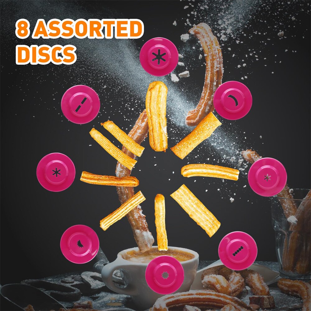 Plastic Churro Maker Kit Porta - مراجعة Churros Maker Gun وسعره