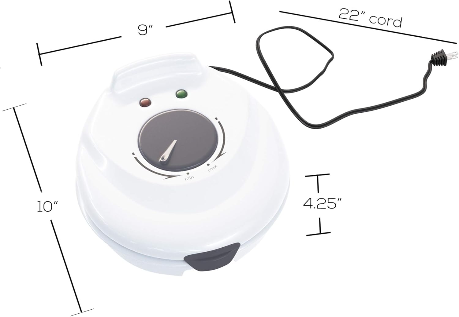 Electric Waffle Cone Maker wit - مراجعة Waffle Cone Maker وسعره