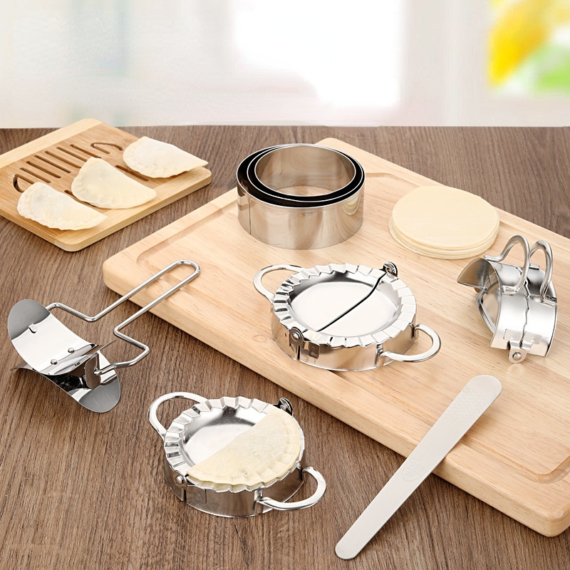 Stainless Steel Dumpling Maker - مراجعة Dumpling Press Set وسعره