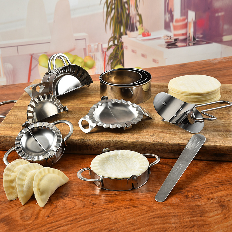 Stainless Steel Dumpling Maker - مراجعة Dumpling Press Set وسعره