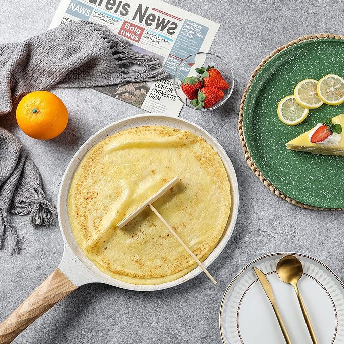 JUSTINLAU 26/30cm Healthy Nons - مراجعة Danish Pancake Pan وسعره