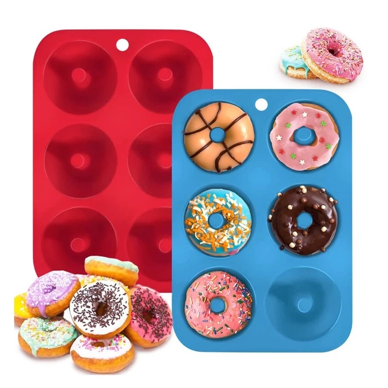 6 Holes Silicone Donut Mold Ba - مراجعة Donut Mold Silicone وسعره