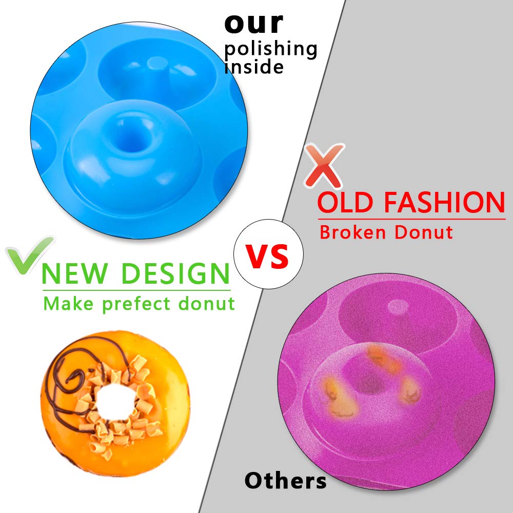 6 Holes Silicone Donut Mold Ba - مراجعة Donut Mold Silicone وسعره