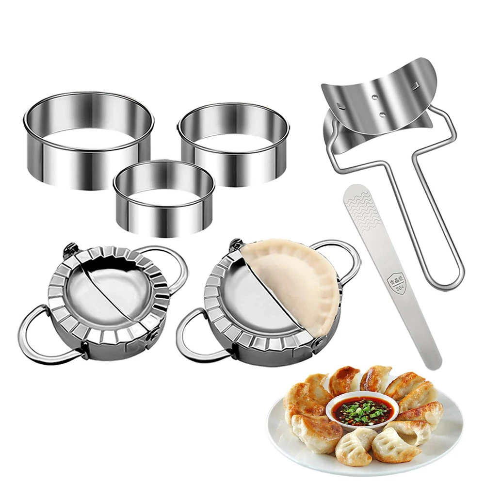 Stainless Steel Dumpling Mold  - مراجعة Dumpling Press Set وسعره
