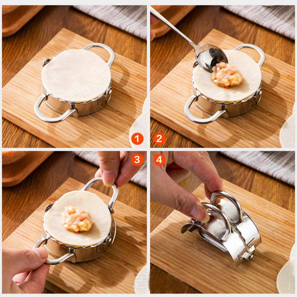 Stainless Steel Dumpling Mold  - مراجعة Dumpling Press Set وسعره
