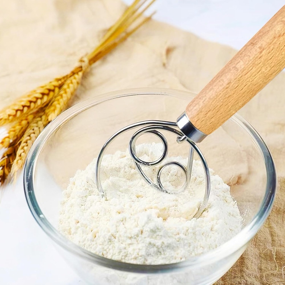 Danish Dough Whisk Stainless S - مراجعة Danish Pancake Pan وسعره