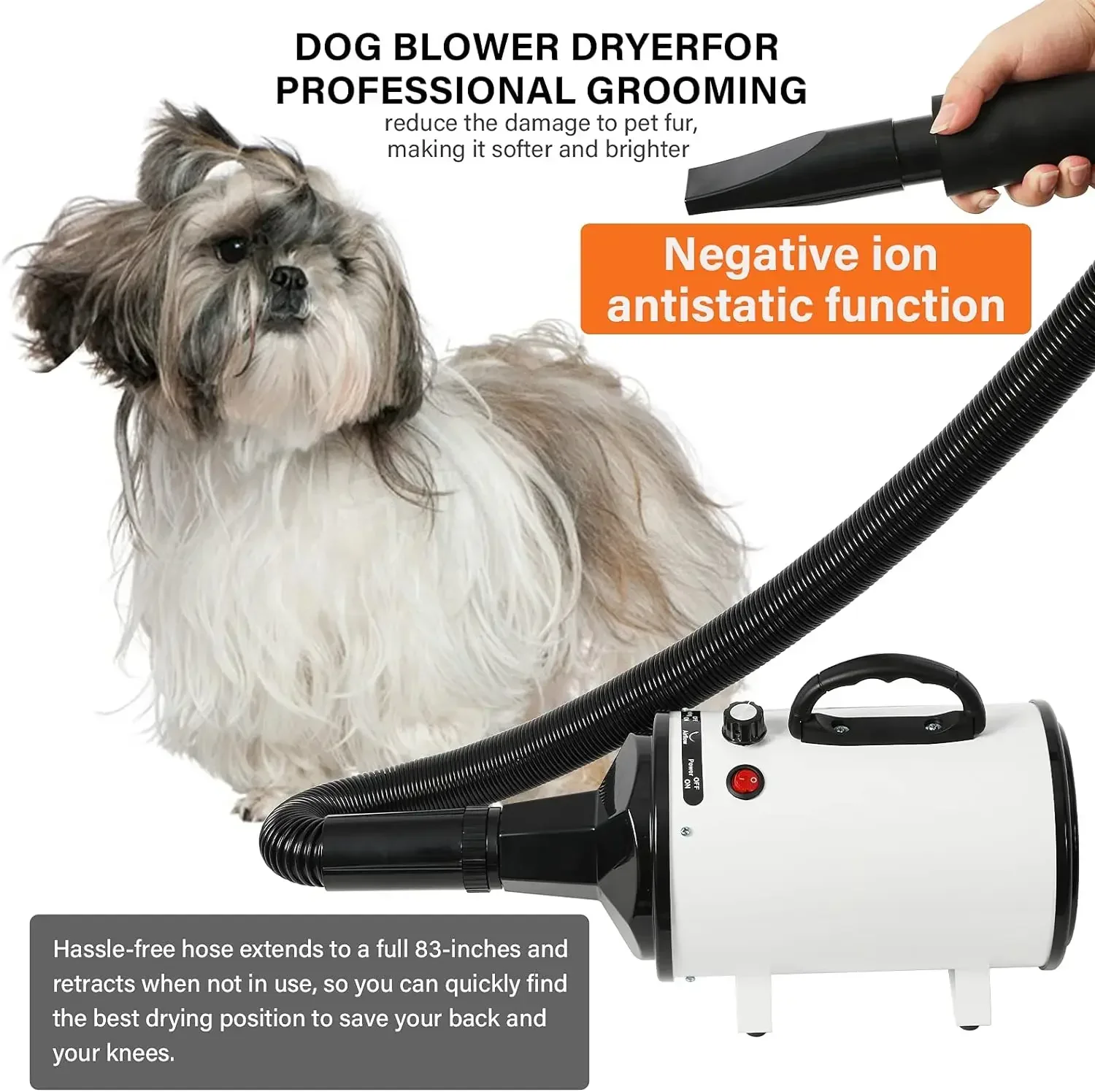2800W Pet Hair Dryer for Dogs  - مراجعة Hot Dog Press وسعره