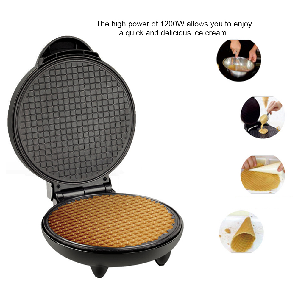 Electric Egg Roll Maker Waffle - مراجعة Waffle Cone Maker وسعره