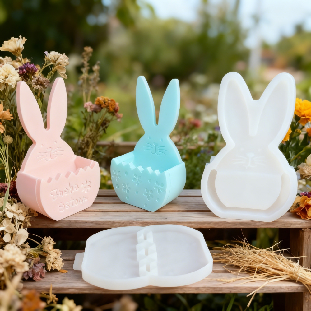 DIY Easter Decoration Resin Bu - مراجعة Bunny Cake Mold وسعره