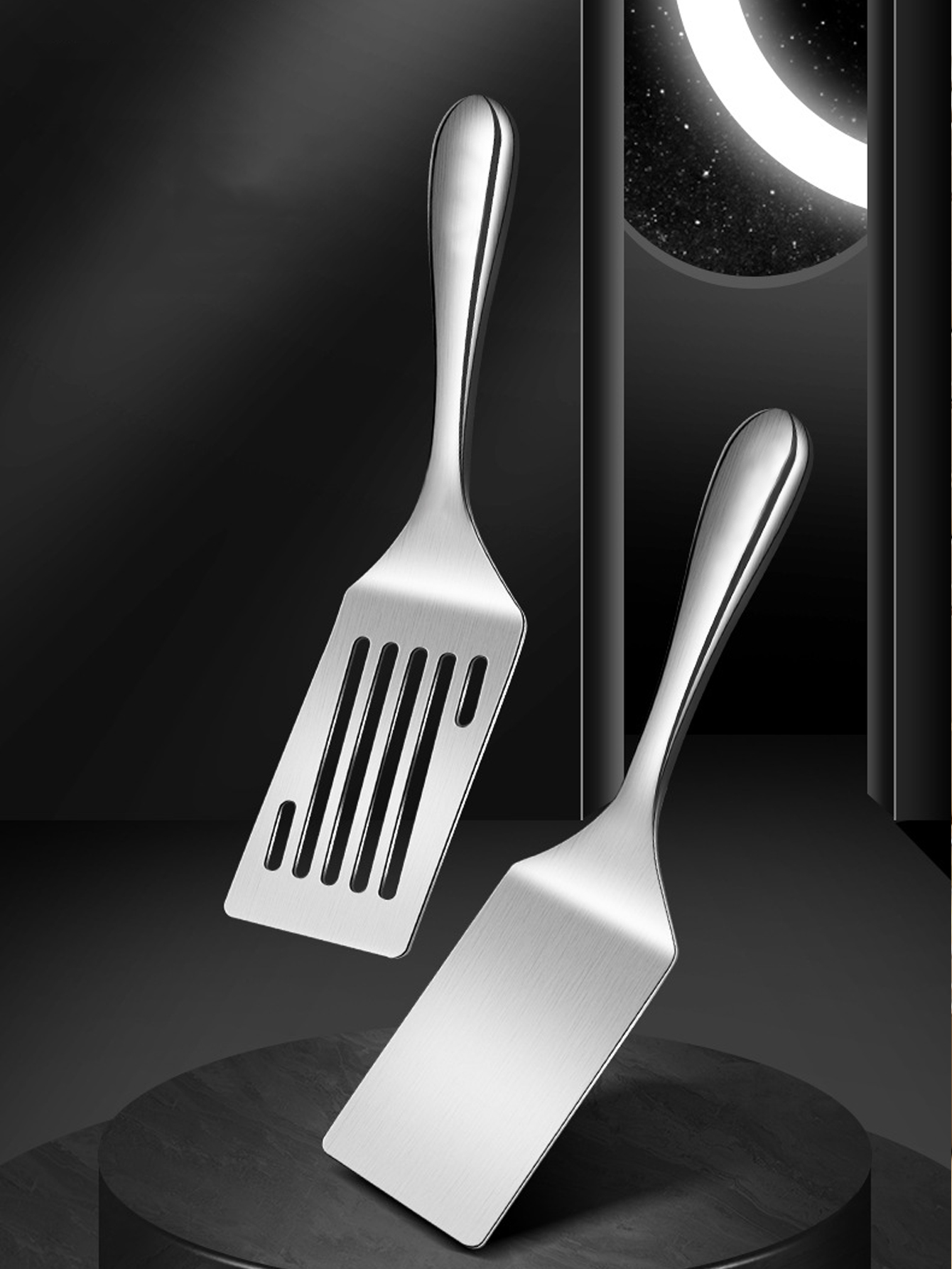 2pc/1pc Small Stainless Steel  - مراجعة Okonomiyaki Spatula وسعره