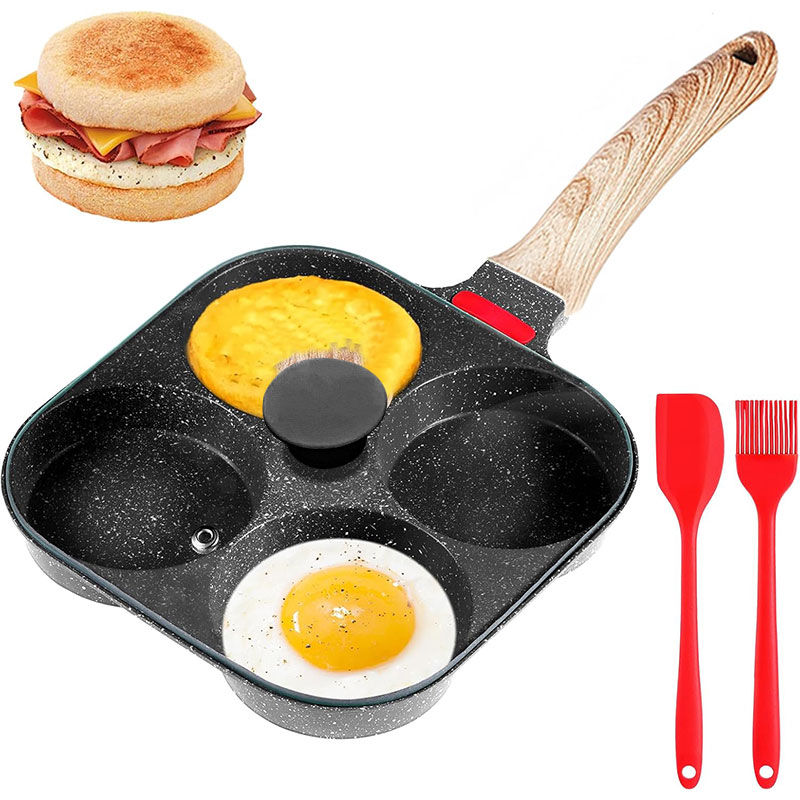 Deepened Egg Frying Pan with L - مراجعة Mini Pancake Griddle وسعره