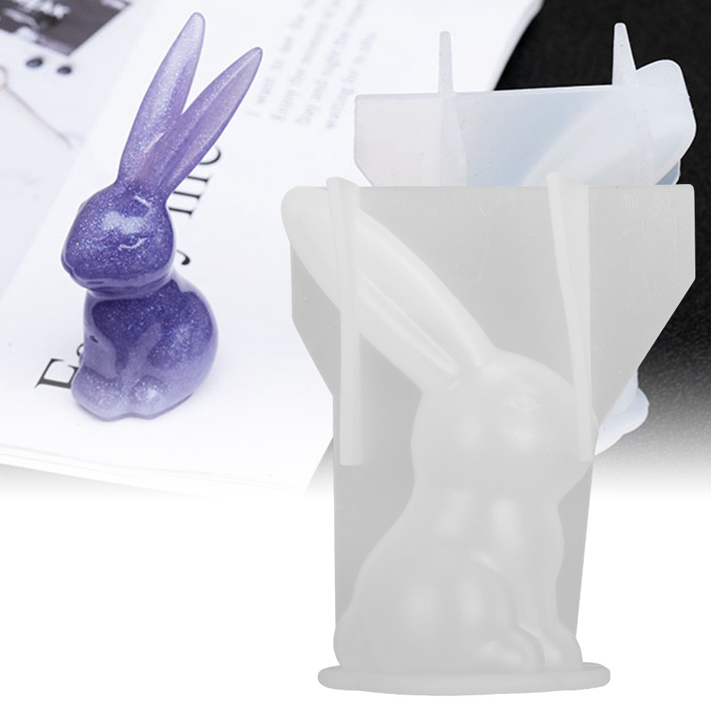 Silicone 3D Rabbits Resin Moul - مراجعة Bunny Cake Mold وسعره