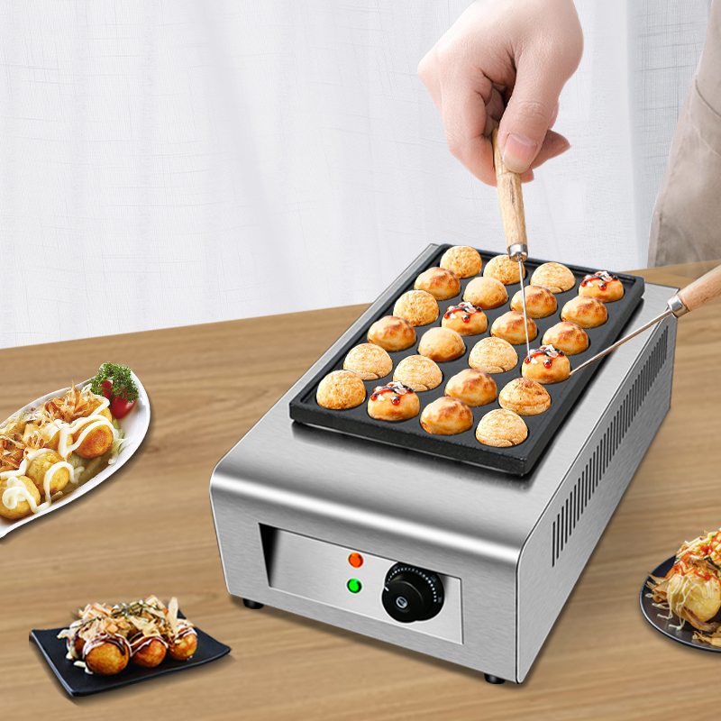 Commercial Big Power Electric  - مراجعة Takoyaki Grill Plate وسعره
