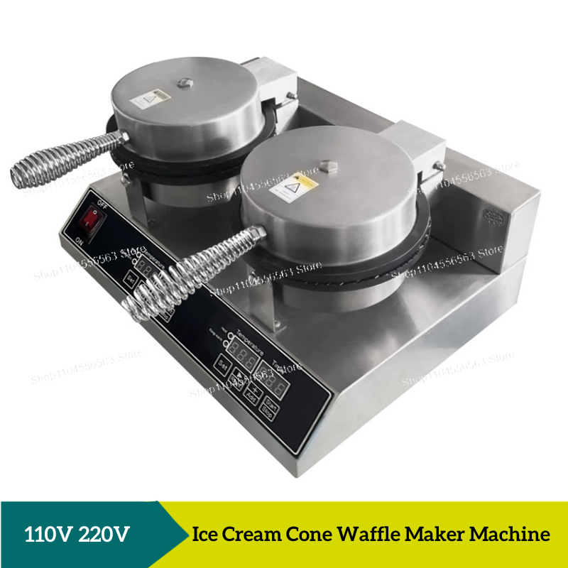 220V Ice Cream Cone & Waffle M - مراجعة Waffle Cone Maker وسعره
