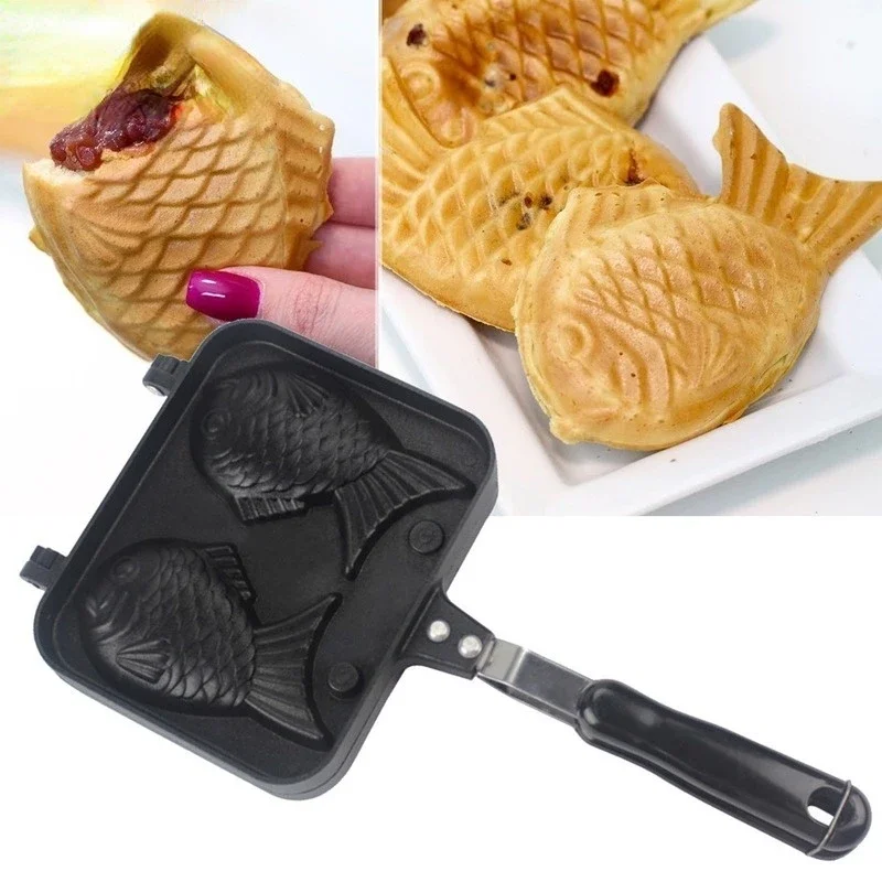 Kitchen Japanese Taiyaki Doubl - مراجعة Egg Waffle Pan وسعره