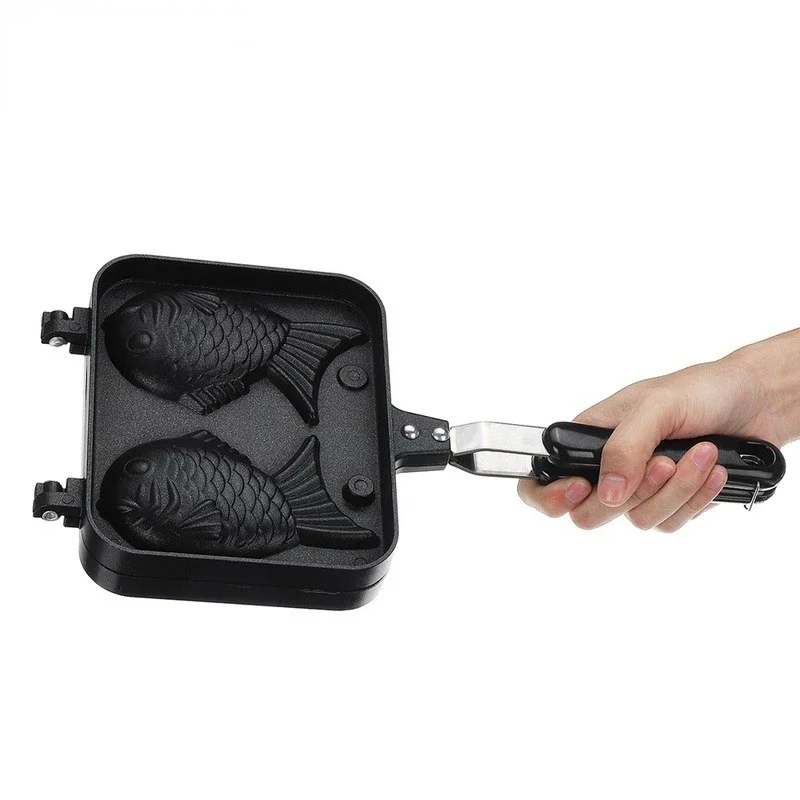 Kitchen Japanese Taiyaki Doubl - مراجعة Egg Waffle Pan وسعره