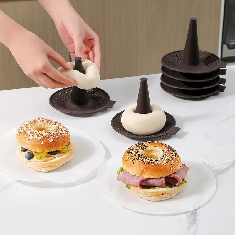 6Pcs Bagel Tools Silicone Mold - مراجعة Donut Mold Silicone وسعره