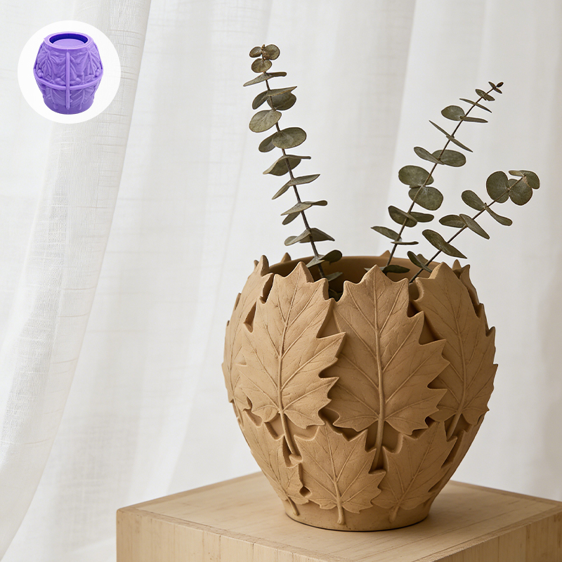 Leaves-shaped silicone art mol - مراجعة Potsticker Mold وسعره