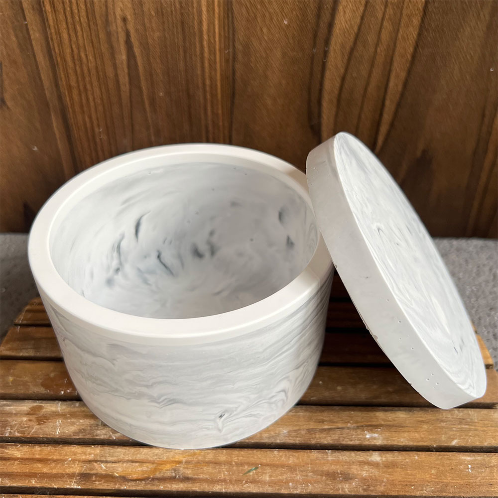 Round Cement Candle Canister S - مراجعة Potsticker Mold وسعره