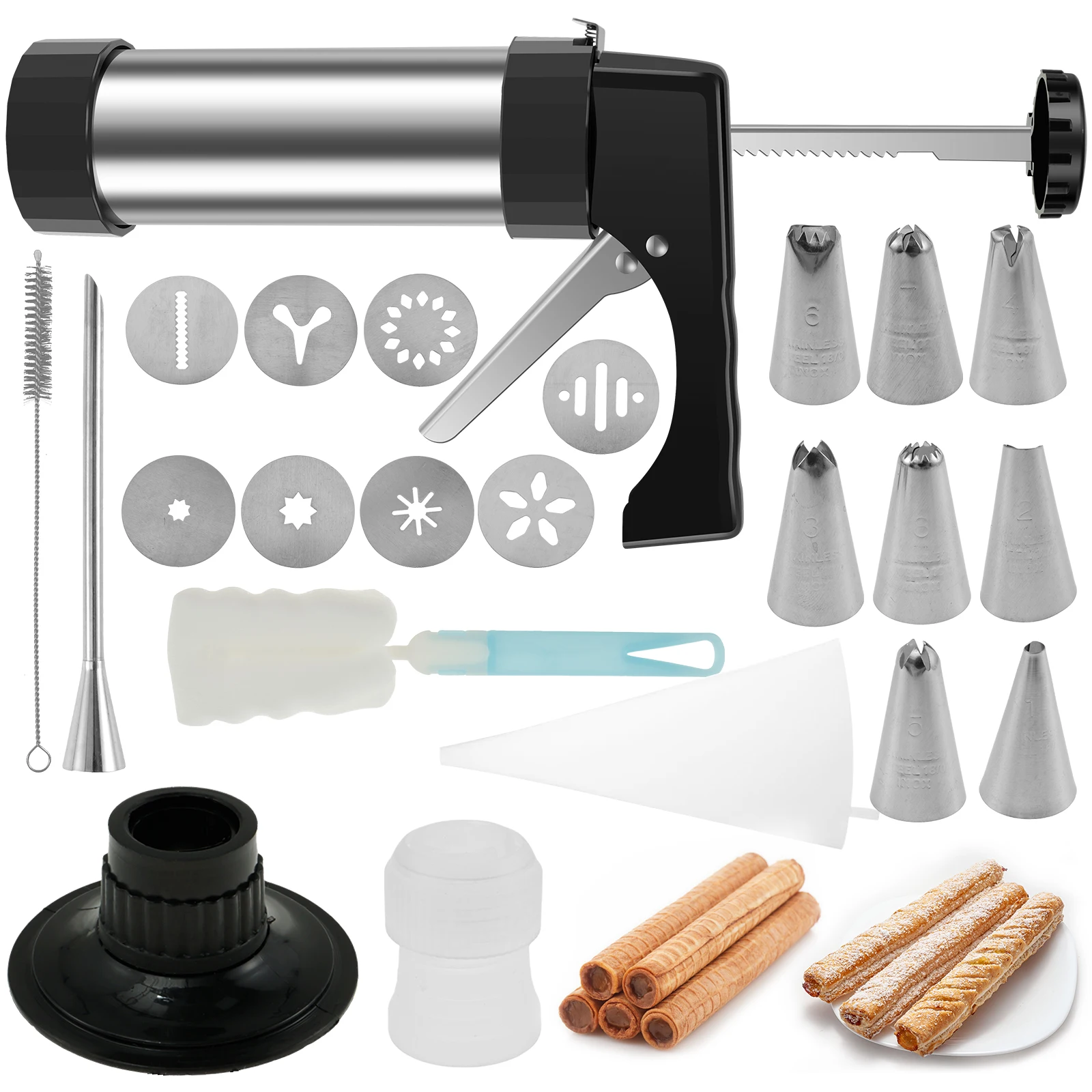 Churro Maker Machine Stainless - مراجعة Churros Maker Gun وسعره