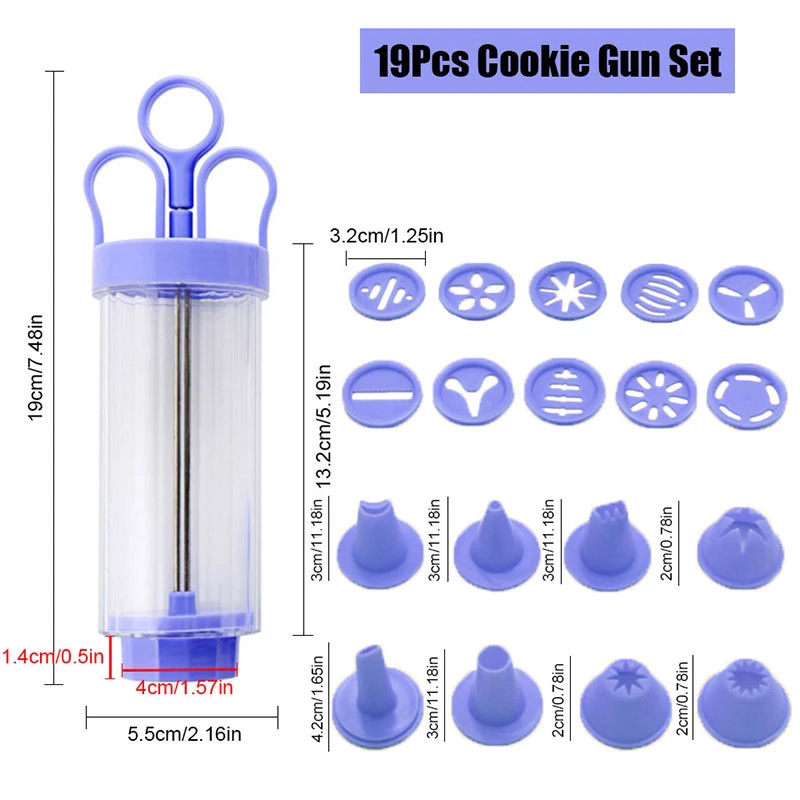 BOZZH DIY Manual Cookie Press  - مراجعة Churros Maker Gun وسعره