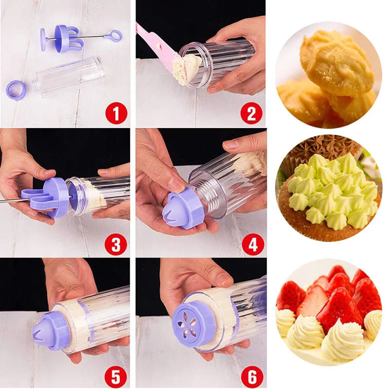 BOZZH DIY Manual Cookie Press  - مراجعة Churros Maker Gun وسعره