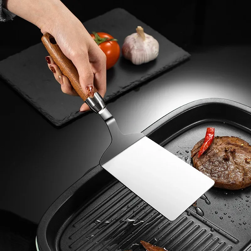Stainless Steel Square Head St - مراجعة Okonomiyaki Spatula وسعره